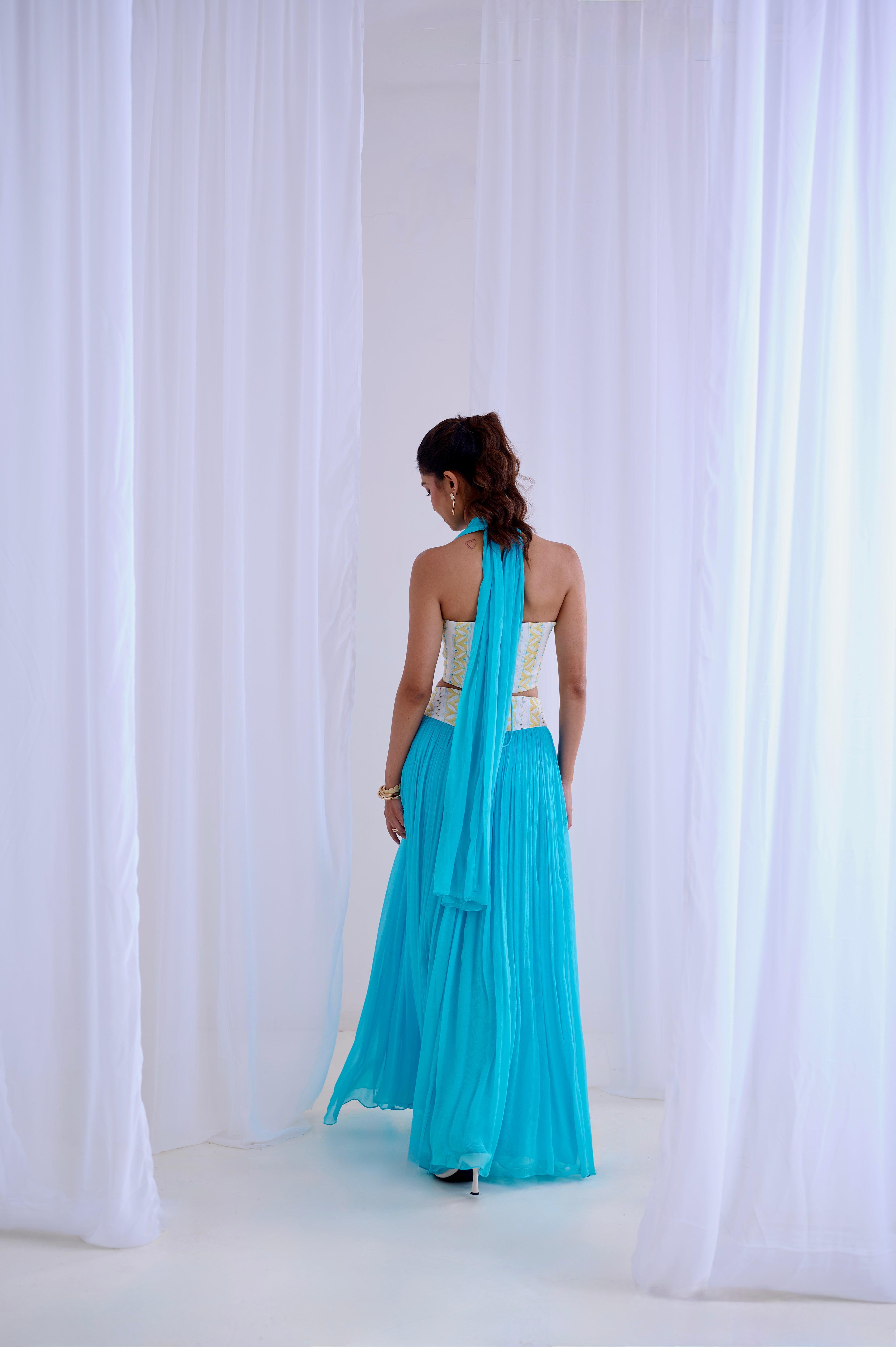 Firoza Sehraab Set